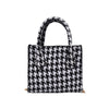 Image of Handbags Houndstooth Chain Trendy One-shoulder Messenger Bag Shopping