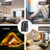 Image of Winter Air Heater Fan Heater Electric Home Heaters Mini Room Air Wall Heater Ceramic Heating Warmer Fan For Home Office Camping Shopping