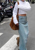 Image of Special-interest Design Suede Belt Buckle Shoulder Strap Bucket Bag Shopping