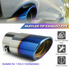 Image of Car Exhaust Pipe Tip Rear Tail Throat Muffler Stainless Steel Round Accessories Shopping