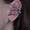 Image of Cool European And American Retro Metallic Spider Ear Clip Unique Design Cool Style Shopping