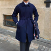 Image of Wool Winter Trench Coat Single-breasted Coat Shopping