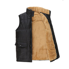 European Size Men's Youth Fleece-lined Down Cotton Vest