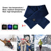 Image of USB Women Men Heating Scarf Temperature Scarf 3 Gears Adjustable USB Charging Heat Control Neck Warmer For Cycling Camping USB Heated Scarf - Temperature Adjustable Heating Scarf Shopping