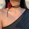 Image of New Plant Velvet Flower Collar For Women Shopping