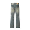 Image of Washed Denim Trousers Men's Casual Shopping