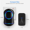 Image of Wireless Door Bells Waterproof Long Range Plug In Home Cordless Doorbell Shopping