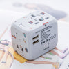 Image of WorldWide Universal Outlet Travel Adapter UK EU US AU Multi Plug Charger W 2USB Shopping