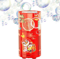 Fireworks Bubble Machine With 80ml Bubble Solution, Portable Automatic Bubble Machine With Lights And Closeable Music, Bubble Maker Toys For Kids Outside Activities Parties Wedding Christmas Shopping