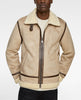 Image of Men's Lapel Suede Fabric Jacket Coat Shopping