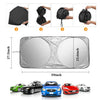 Image of Foldable Car Front Rear Window Windshield Sun Shade Shield Cover Visor UV Block Shopping