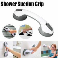 Power Shower Grip Handle Bathroom Suction Grab Bar Safety Rail Tub Bath Vacuum Shopping