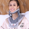 Image of High Quality Relief Collar Physiotherapy Adjustable Stretcher Spine Corrector Support Air Neck Cervical Traction Device Shopping