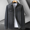 Image of Denim Long Sleeve Shirt Casual Coat Shopping