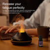 Image of Newest RGB Flame Aroma Diffuser 130Ml 3d Colorful Flame Humidifier Fire Volcano Diffuser Flame Shopping