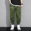 Image of Spring And Autumn Men's New Trendy Loose Cargo Pants Versatile Outdoor Multi-pocket Leisure Shopping