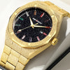 Image of Full Diamond Luxury Oak Men's Watch Shopping