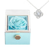 Image of Fashion Creative Rose Jewelry Box Necklace Suit Shopping