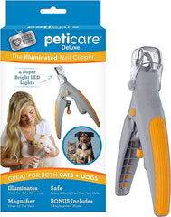 Allstar Innovations PetiCare LED Light Pet Nail Clipper- Great For Trimming Cats & Dogs Nails & Claws, 5X Magnification That Doubles As A Nail Trapper, Quick-Clip, Steel Blades Shopping