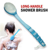 Image of Long Handle Bath Body Brush Soft Back Shower Exfoliating Skin Scrubber Massager Shopping