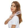 Image of Curved Vented Hair Brush Fast Drying Detangling Massage Brushes For Long Wet Dry Thick Thin Curly Natural Hairs Women Shopping