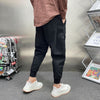 Image of Versatile Ankle-banded Loose Black Warrior Harem Pants Shopping