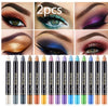 Image of Pearlescent Silkworm Eyeshadow Pen Lasting Waterproof And Not Blooming Shiny Pearlescent Gel Pen 15 Color Eye Shadow Pen Shopping111