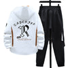 Image of Fall Jacket Trousers Men Leisure Set Shopping