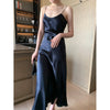 Image of All Match Thin Satin Acetate Dress Shopping