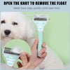 Image of Dog Brush Pet Hair Remover Double Sided Open Knot Comb Dog Dematting Tool Deshedding Dog Brush - Double-Sided Pet Hair Remover For Cats & Dogs - Undercoat Grooming Rake For Shedding Shopping