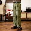 Image of Men's Army Green Loose Straight Wide-leg Casual Pants Shopping