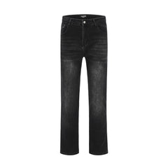 Pure Color Jeans Men's American Retro Shopping