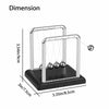 Image of Newtons Cradle Steel Balance Ball Physics Science Pendulum Early Development Educational Desktop Toy Gift Office DecorationNewtons Cradle Pendulum Balance Ball Perpetual Motion Physics Decor Gift Shopping