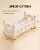 Image of ROBOTIME Doll Crib Wooden Baby Doll Cradle Doll Bed Doll Furniture Accessories Doll Rocking Cradle With Bedding For 18 Inch Dolls Shopping