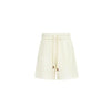 Image of Cotton Large Pocket Shirt With Elastic Waist And Wide Leg Shorts Shopping