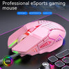 Image of Wired Mouse 6D Colorful Dazzling E-sports Games Office Mute Luminous Mouse Shopping