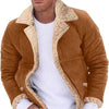 Image of Fashion Men's Fur Integrated Fleece-lined Padded Jacket Shopping