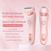 Image of 2 In 1 Hair Removal Epilator USB Rechargeable Trimmer Women Body Razor Face Leg Armpit Bikini Hand Pubic Shaver Hair Remover Shopping111