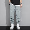 Image of Spring And Autumn Men's New Trendy Loose Cargo Pants Versatile Outdoor Multi-pocket Leisure Shopping