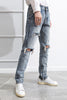 Image of Hip Hop Trend Men's Belt Zipper Jeans Shopping