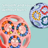 Image of Rotating Magic Bean Cube Magic Bean Cube Toys Portable Double-Sided Ball Rotating Bean 3D Puzzles Education Toy For Kids Double Flip Handheld Puzzle Rings Stress Fidget Spinners Toys Shopping