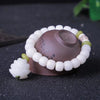 Image of White Jade Bodhi Bracelet For Men And Women Shopping