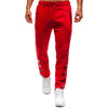 Image of Casual Trousers Drawstring Solid Color Loose Track Pants Shopping