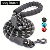 Image of Dogs Leash Running Elasticity Hand Freely Pet Products Dogs Harness Collar Jogging Lead And Adjustable Waist Rope Puppy Leash Lead Training Padded Handle Reflective Shopping