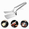 Image of Stainless Steel Steak Clamp Food Bread Meat BBQ Clip Tongs Kitchen Cooking Tool Shopping