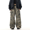 Image of Men's Multi-pocket Loose Wide-leg Pants Shopping