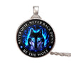 Image of Wolf Totem Time Stone European And American Metal Sweater Pendant Necklace Shopping