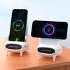 Image of Portable Mini Chair Wireless Charger Desk Mobile Phone Holder Wireless Charger 10W Fast Charge Special Gift Shopping