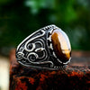 Image of Fashion Vintage Titanium Steel Ring Shopping