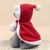 Image of Cat Christmas Outfits, Dog Cat Santa Claus Outfit, Soft And Thick Xmas Cape With Hat, Christmas Cat Dog Costume Pet Cape, Cat Christmas Costumes For Cats, Medium Cat Cape For Cats Shopping